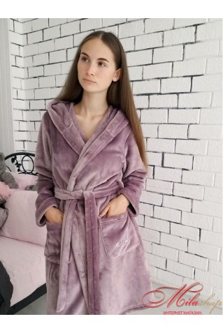 Плюшевий халат Marsana 08-005